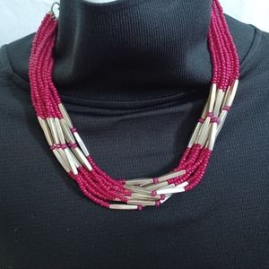 Premier Designs Berry Bright necklace with a fun, modern look.  New sale…